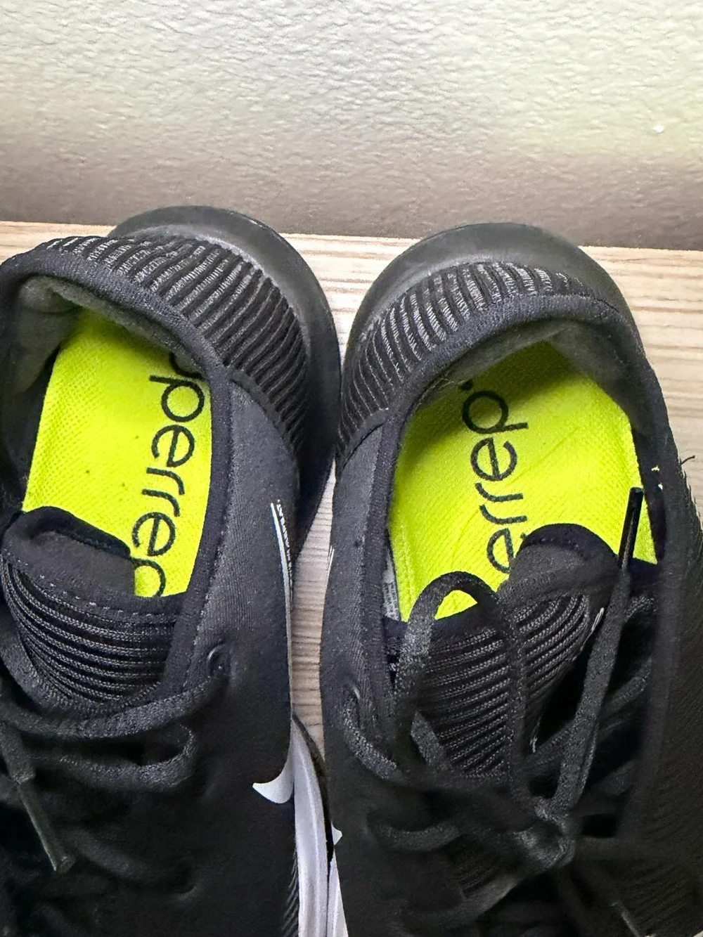 Nike Black and White Athletic Shoes
